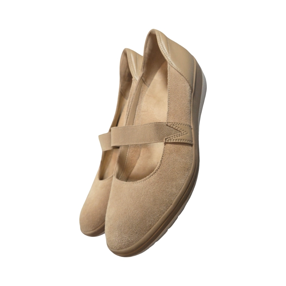 Vionic Women's Beige Suede Loafers - Picture 4 of 7